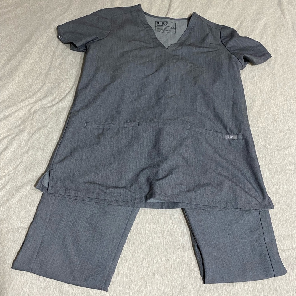 Figs Gray Women's Top